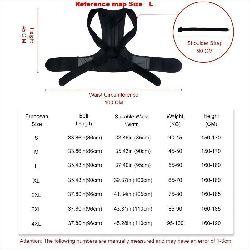 New Style Back Support Belt, Back Brace for Men & Women, Adjustable Back Straightener, Back Support Belt for Home Gym Workout Care, Gym Clothes, Gym Accessories, Adjustable Posture