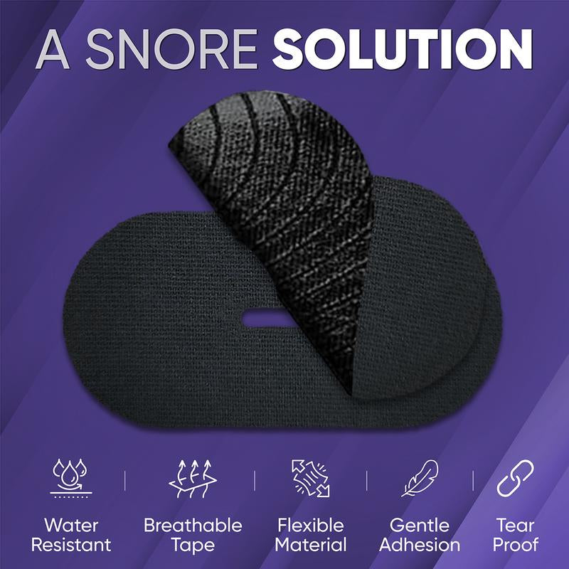 Zzsleep Tape - Mouth Tape (30 Strips) for Snore Prevention, Improved Respiratory Efficiency & Restful, Comfortable Sleep