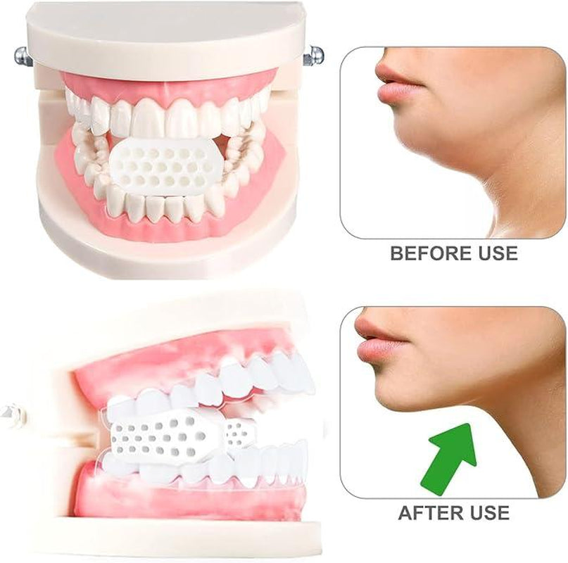 Jaw Exerciser for Men & Women - Silicone Jawline Exerciser with Jaw Trainer Strengthener, Jawline Shaper, and Face Massage Tool for Skincare