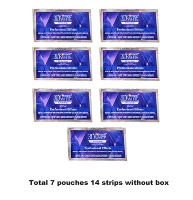 White Teeth Whitening Strips 3D White Professional Effects Tooth Bleaching Strip Dental Kit Oral Hygiene Care Whitestrips
