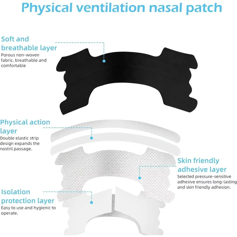 30/60/90PCS anti Snoring Nose Patch Set Extra Strength Nasal Strips Better Breathing Non-Invasive Easier Breath Sleep Aid Decive