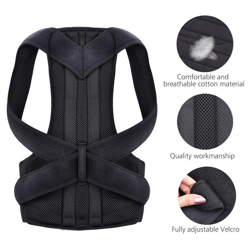 New Style Back Support Belt, Back Brace for Men & Women, Adjustable Back Straightener, Back Support Belt for Home Gym Workout Care, Gym Clothes, Gym Accessories, Adjustable Posture