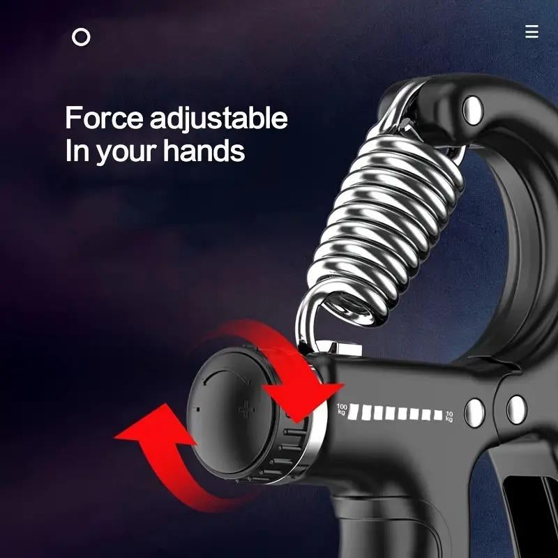 Workout Hand Gripper, 11Lbs-132Lbs Hand Grip Strengthener, Home Gym Equipment, Exerciser Hand Grip Trainer, Adjustable Resistance Grip, Christmas Gift